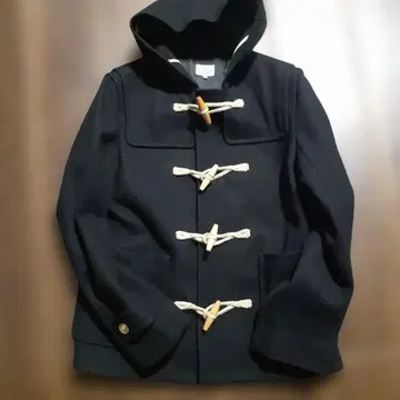 그린 레이블 릴랙싱 블랙 더플 코트 M