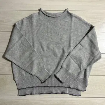 CIAOPANIC TYPY 배색 롤넥 오버 니트