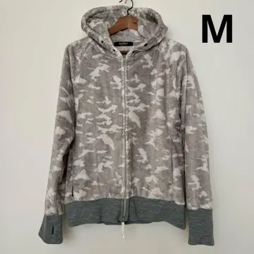 나리후리 보아 지퍼 후드티 카모플라쥬 일본제
