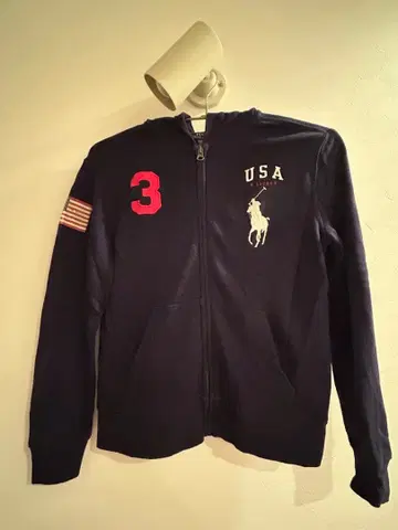 랄프 로렌 빅 포니 후드티 네이비