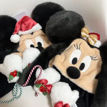 디즈니 팬캡 크리스마스 미키 미니