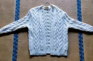 UNIQLO 케이블 짜임 가디건 M 사이즈 아이보리