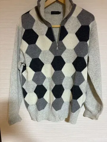 집업 스웨터 남성용