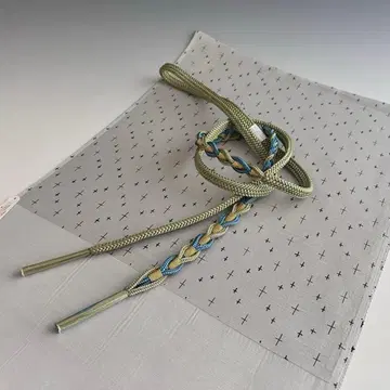 미사용 새상품!! 세련된 이가 허리띠 &  원단 오비 장식 천 2세트