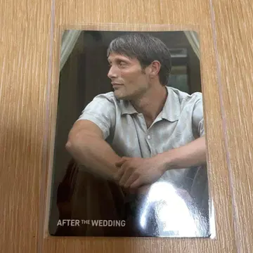 매즈 미켈슨 탄생 60주년 기념 입장객 혜택 트레이딩 카드 애프터 웨딩