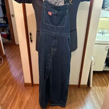 다크 블루 데님 오버롤