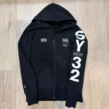 SY32 블랙 풀 지퍼 후드티