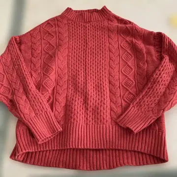 브래드 오렌지 any sis 니트