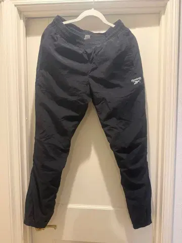 리복 블랙 팬츠 발목 지퍼 포함