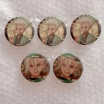 Dr.stone 마네키네코 이시가미 센쿠 캔뱃지