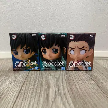 Qposket 미니 피규어 세트 토미오카 기유 외