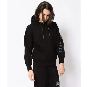 PRINTED HOODIE PULL 후드티 세컨드