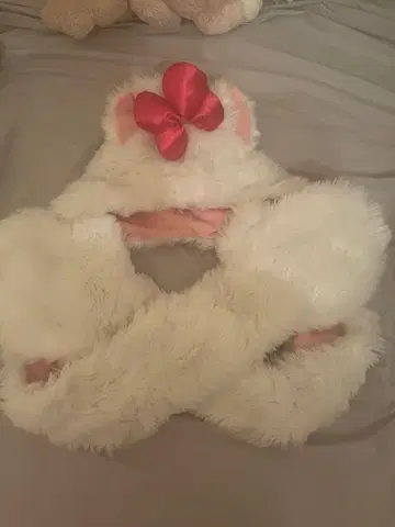 디즈니 마리 머플러 팬캡