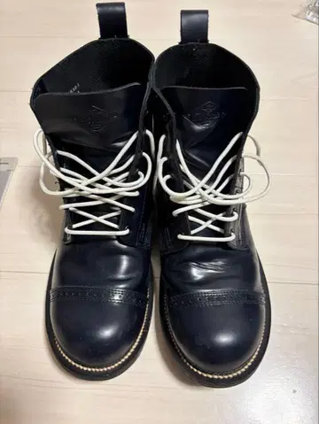 클라이미 가죽 부츠 네이비 US 10.5(28.5cm)