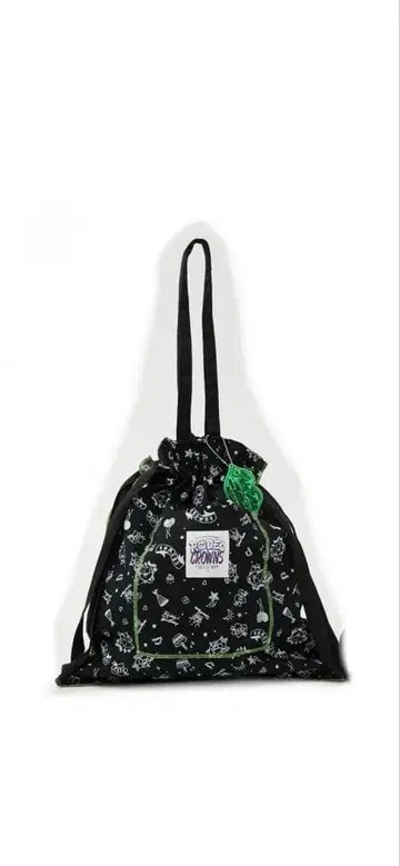 택 포함 새상품 로데오 크라운 데님 토트백 블랙