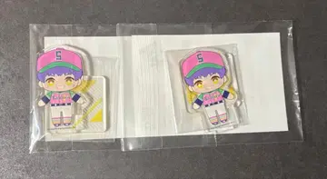 A3! 세가 럭키 쿠지 아크릴 스탠드 캔 배지 씰