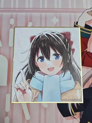 영화 선행 벚꽃 언덕 물방울 색지