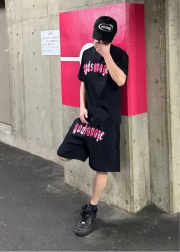 godsavage 고트사베지 핑크 셋업