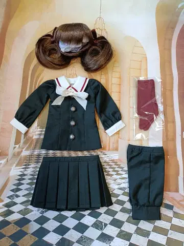 보크스 슈퍼돌피 어답션 모델 드레스와 가발 MSD, SDM