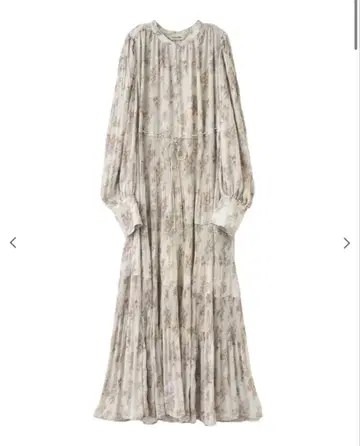 [택 포함 새상품] COCODEAL 플라워 프린트 플리츠 티어드 원피스