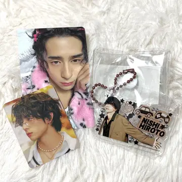 INI 봐봐! 키링 트레이딩 카드 니시 히로토