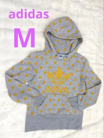 아디다스 후드티 도트 무늬 빅 로고