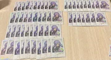 니지산지 Dytica 호시미치 쇼 데뷔 폴라로이드 사인 금박