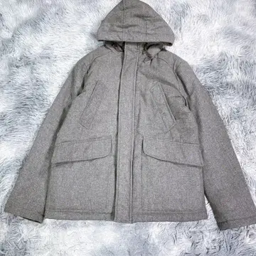 GLOBAL WORK [ L ] 다운 자켓 그레이 빅 사이즈 남성용