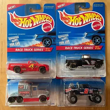 핫휠 레이스 트럭 시리즈 4대 세트 컴플리트!!