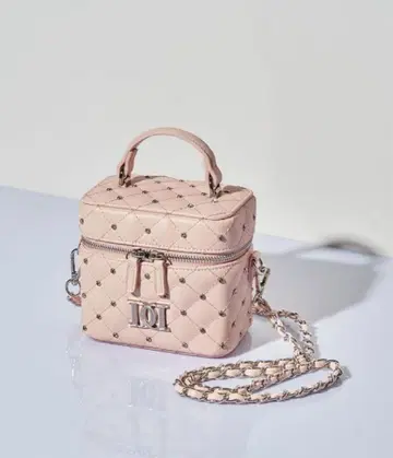 다리치 핑크 퀼팅 숄더백 101