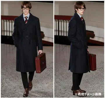 PAUL SMITH (폴 스미스) 알파카 혼방 최고급 울 코트