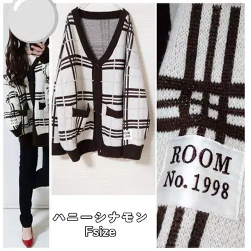 허니시나몬 가디건 가디건 오타니 에미리 빅 실루엣