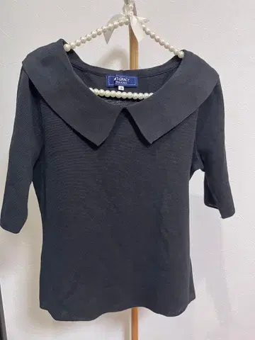 I'S GRACY 블랙 반팔 니트 40