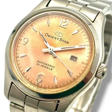 작동 오리엔트 스타 손목시계 자동 와인딩 A 여성용 실버 데이트
