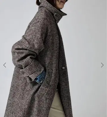 이번 시즌 완판 새상품 SLOBE IENA 트위드 스텐카라 코트