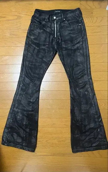 All Capo coating flare denim
