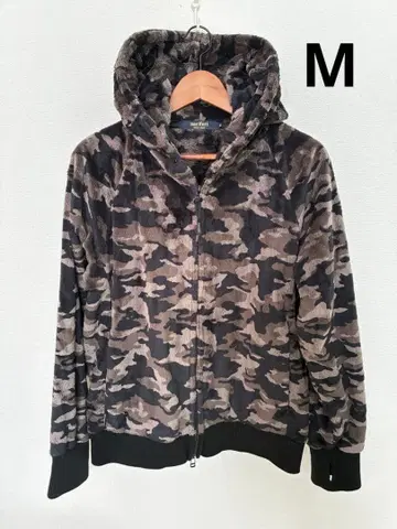 narifuri 나리후리 보아 지퍼 후드티 카모플라쥬 M