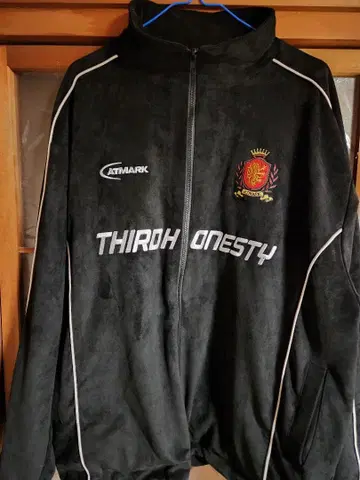 ATMARK 스웨이드 트랙 자켓 블랙 L 사이즈