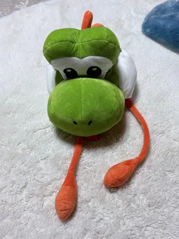 요시 봉제 인형 그린 컬러 혀