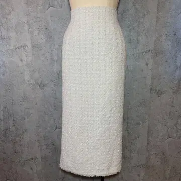 nuans 트위드 타이트 스커트