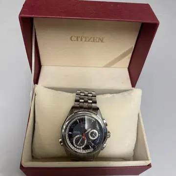 CITIZEN Eco-Drive 크로노그래프 네이비 시티즌