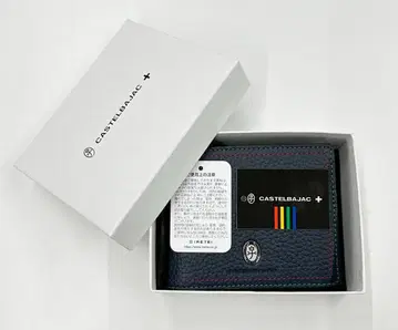까스텔바작 중지갑형 2단 지갑 미사용 새상품 네이비 16,500엔