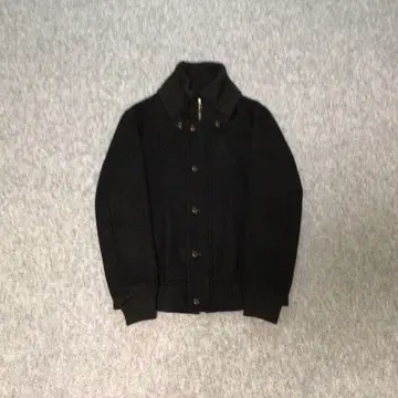 00s 자켓 블랙 울 M 호두 버튼 캐주얼 가을/겨울 짧은 기장