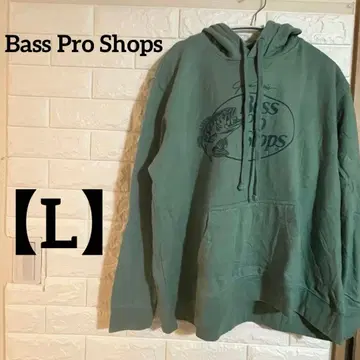 Bass Pro Shops [ L ] 그린 후드티 해외 구제 의류