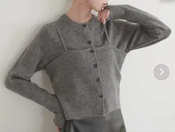 LIAN 뷔스티에 세트 니트 가디건