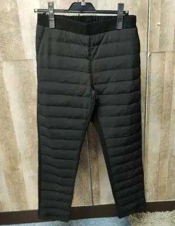 새상품 따뜻한 noa-ge 블랙 다운 팬츠 LL 사이즈