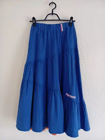 퍼슨즈 PERSONS NOBUO IKEDA 티어드 롱 스커트