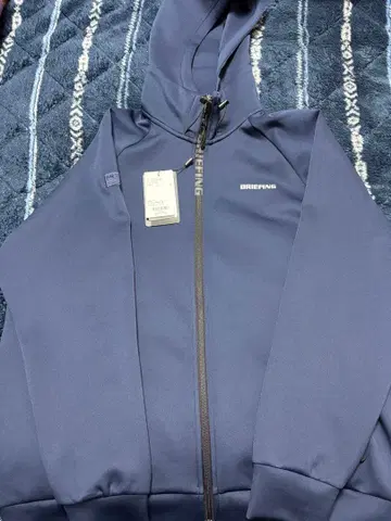 BRIEFING LOGO PARKA NAVY XL