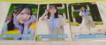 히나타자카46 카네무라 미쿠 브로마이드 묶음 판매 3장 세트