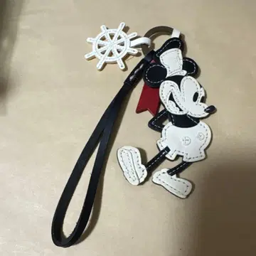 genten 미키마우스 가죽 참